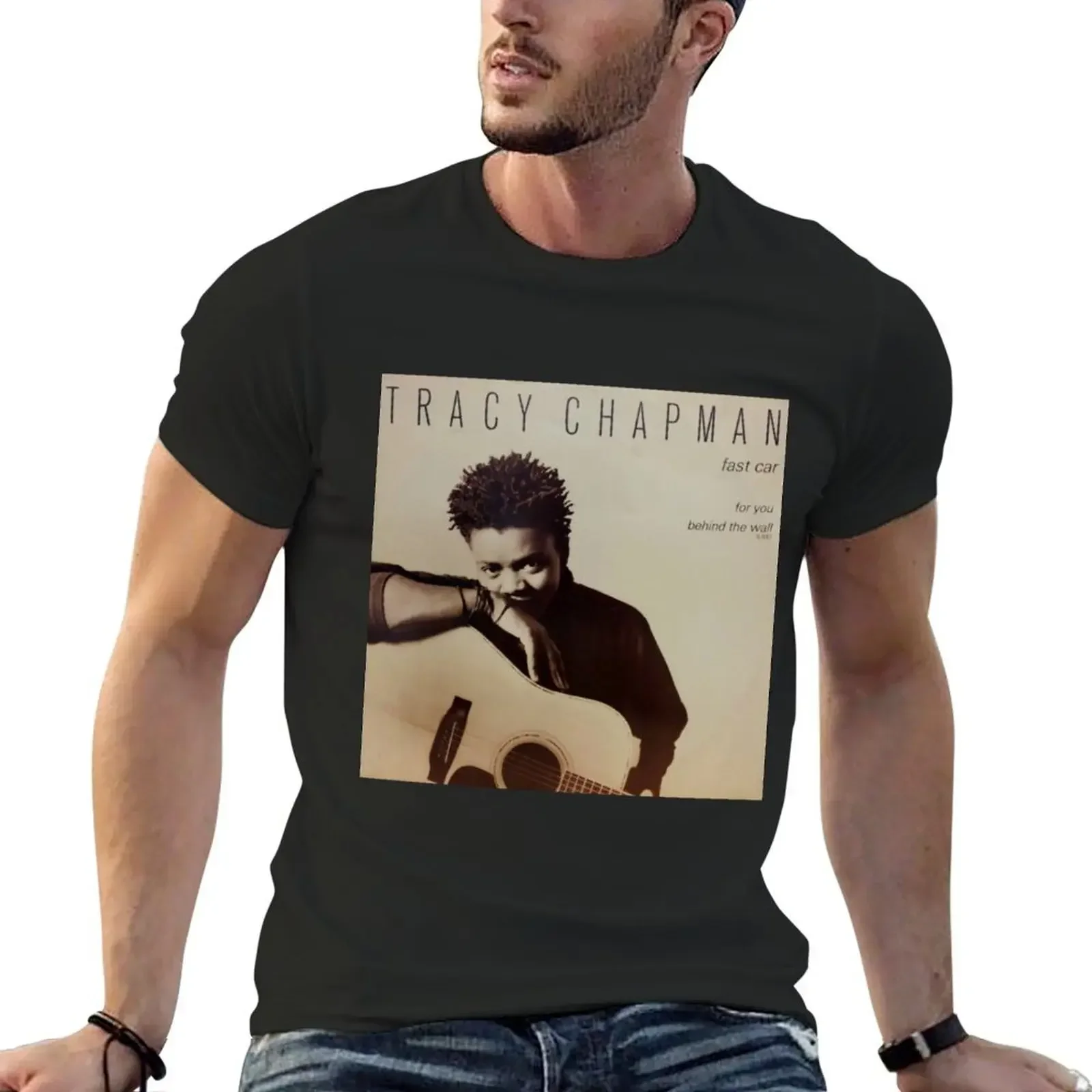 FAST CAR TRACY CHAPMAN T-Shirt sports fans oversized graphic tee anime designer t shirt men