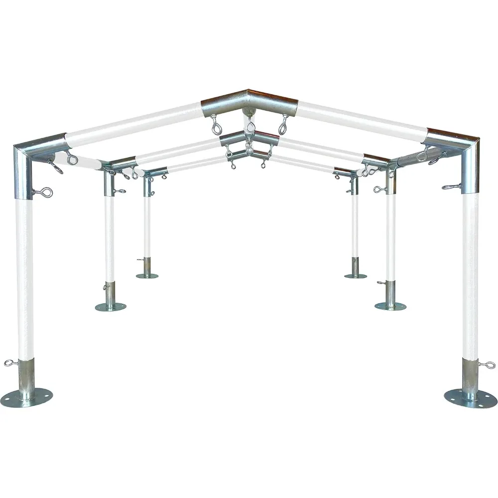 

Carport Kit, 20' X 20' Low Canopy Fittings, DIY Metal Carport Frame Components, 1-1/2" EMT Connector