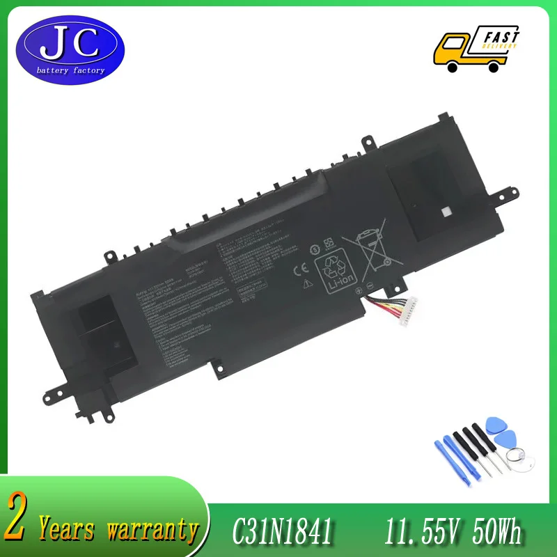 

JCLJF new C31N1841 Laptop Battery For ASUS ZenBook UX334FL UX333FAC UX433FL UX433FLC UM433DA UM433IQ UM434DA UM434IQ 11.55V 50WH