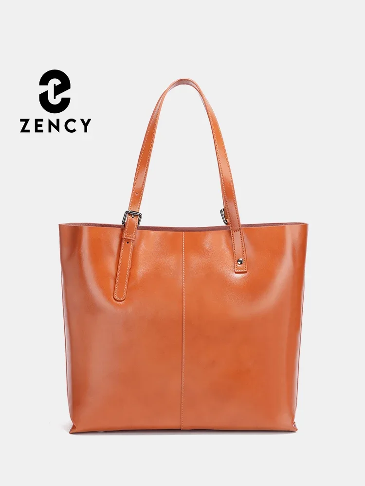 

Zency 100% натуральная кожа женская сумка большая сумка через плечо большая сумка-тоут высокого качества сумка-шоппер