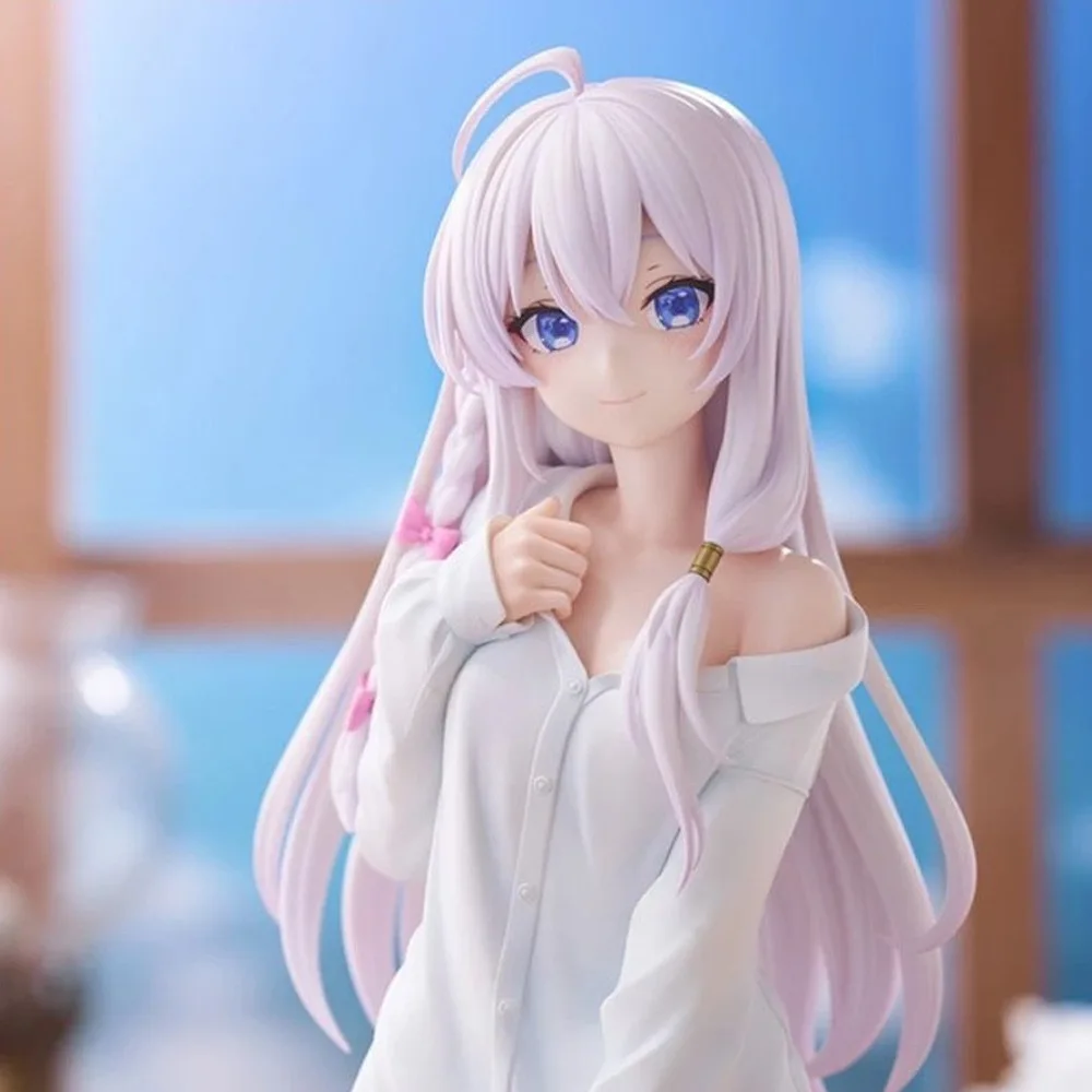 Wandering Witch The Journey of Elaina Sitting Pajamas Figure Collectible Model Desktop Display Ornament Present For Anime Fans