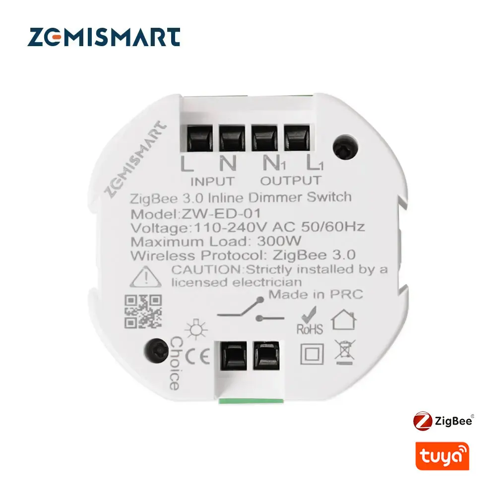 Zemismart Tuya Zigbee Dimmer Module SmartThings Control Alexa Google Home Control Smart Life APP Control