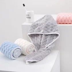 1PC Women Long Hair Drying Towel Fast Drying Hair Cap cute Quick Dry Hair Cap Strongly Absorbent Towel Bath Hats