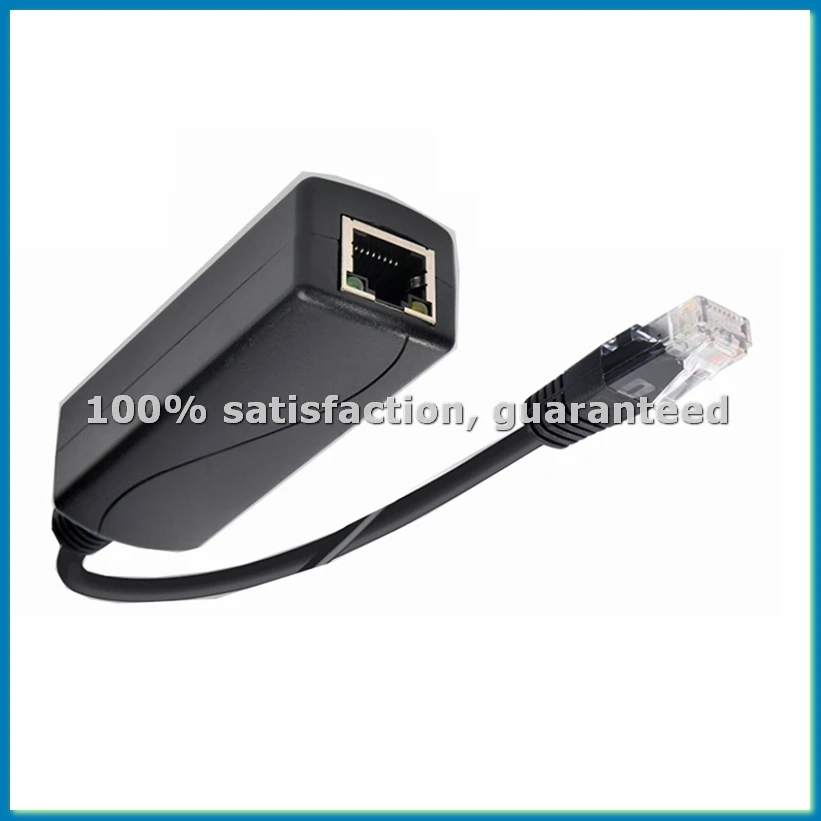 48V to 24V POE Converter with 100M Ethernet Speed PoE to 24 Voltage Regulator Mode B for Passive-A23U