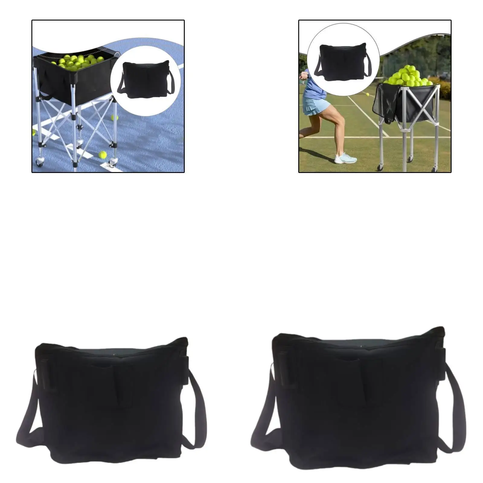 Sports Practice Cart Replace Bag Tear Resistant Cloth Ball Holder for Pickleball Accessories Case Bag view 5