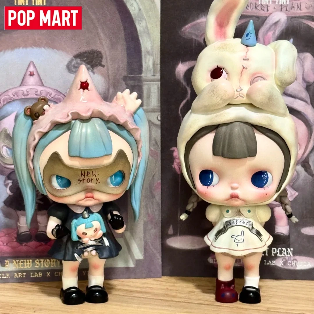 

Genuine POP MART TINYTINY Secret Plan New Story Series Action Figure PTS Limited Edition Collection Ornament Toys Gift