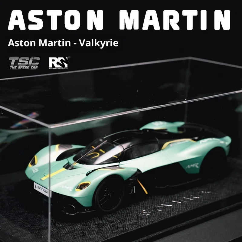 Tsc Aston Martin Valkyrie-modelo de coche de aleación a escala 1:18, exhibición coleccionable realista, juguete de regalo, vehículo sin Control remoto