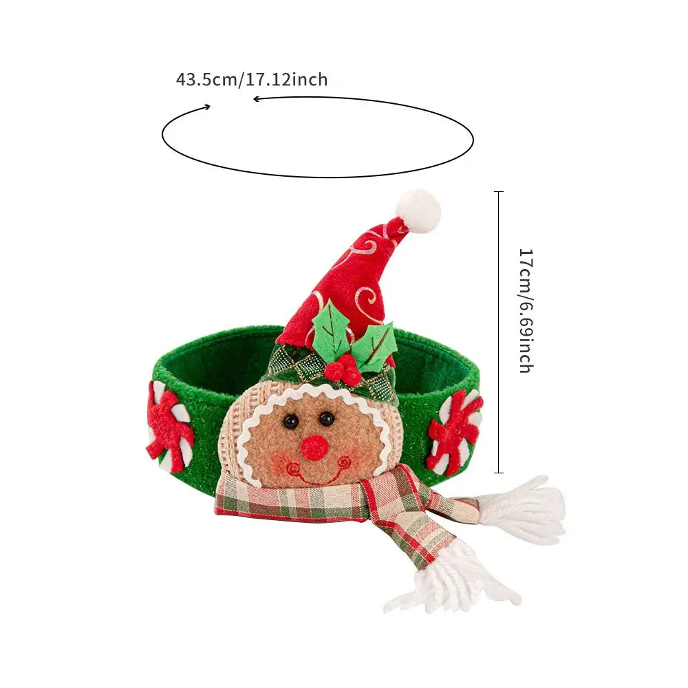 3D Decoration Santa Claus Christmas Curtain Buckle Snowman Cartoon Curtain Tieback Cute Elk Curtain Decorative Bedroom