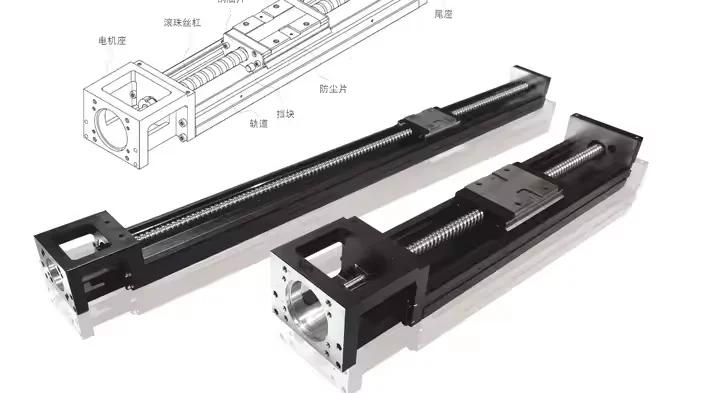 GS KK60-300 Heavy CNC PLC Motorized XYZ Gantry Robot System Rack and PinionGuideway Slide Table Stag