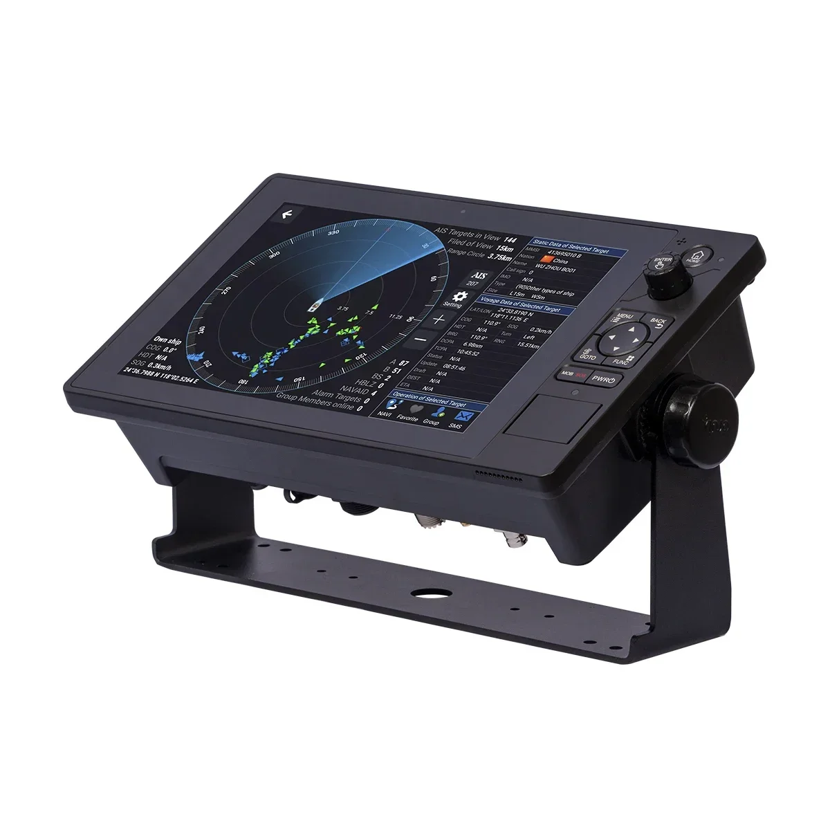 marineXINUO XN-6010  series MFD 10-inch GPS AIS chart plotter marine multi-touch functional display NMEA0183 NMEA2000 interfaces