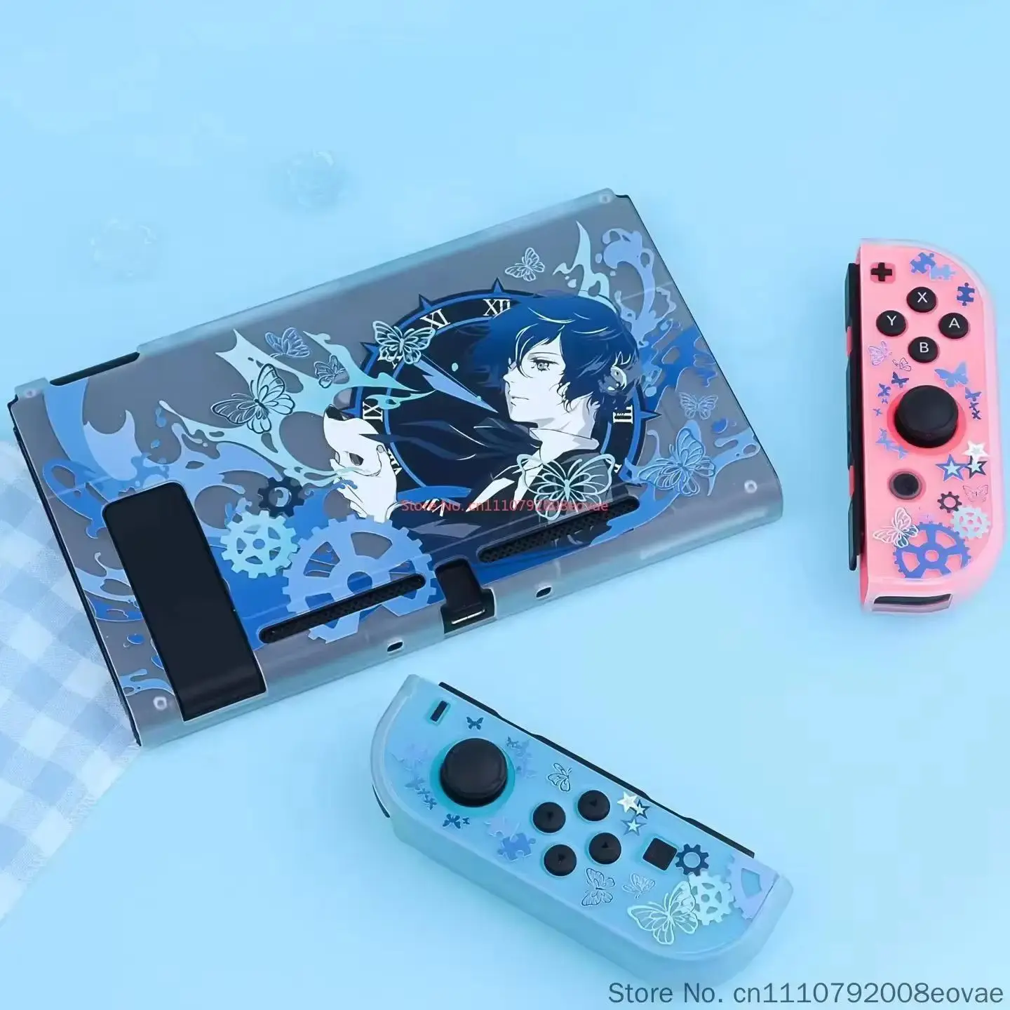Makoto Yuki Hard Protective Case Semi Transparent Persona 3 Pattern Compatible With Switch 2 Oled Lite Game Console Cover view 6