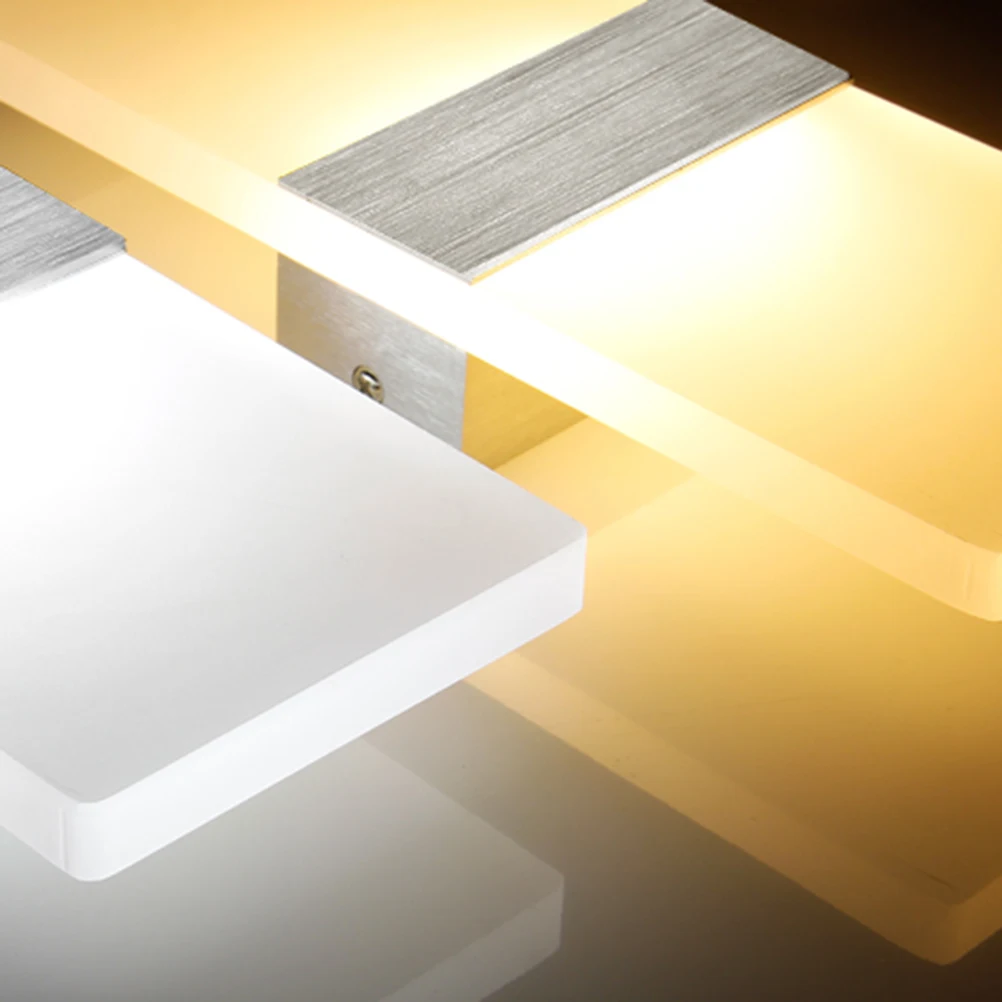 

Acrylic Wall Light Crystal Sconce Bedroom Bathroom Lighting Modern Style 12W LED Thick Aluminum Base Heat Dissipation