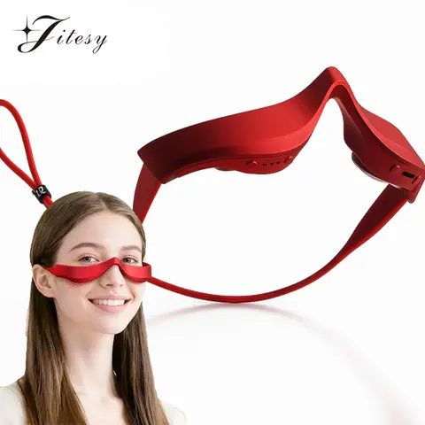 New 3D Electric Eye Massager Eyes Red Light Fatigue Relief Lighten Dark Circles Smooth Eye Fine Line Eye Care Beauty Machine Relax Massager