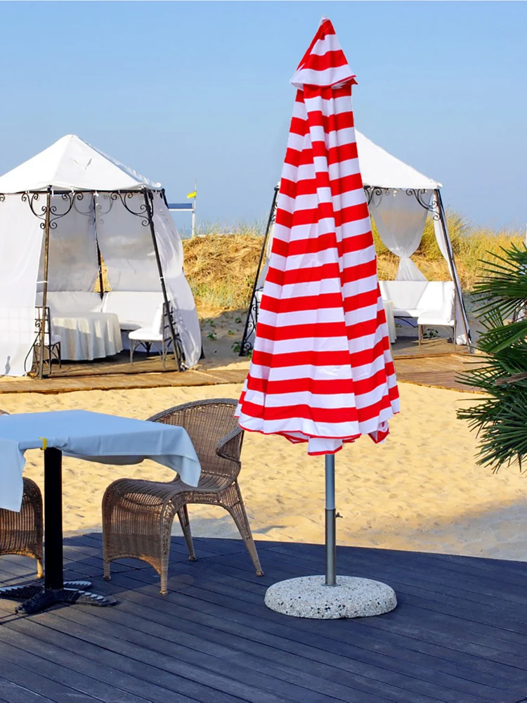 

ZK30 Polyester umbrella cloth replacement sun protection rain cloth garden middle column umbrella cloth surface replacement