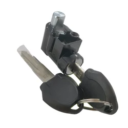 Electric Bicycle Battery Case Lock Alluminum Alloy Lock Body With Ignition Key 19mm Replacement Electric Bicycle Accessories