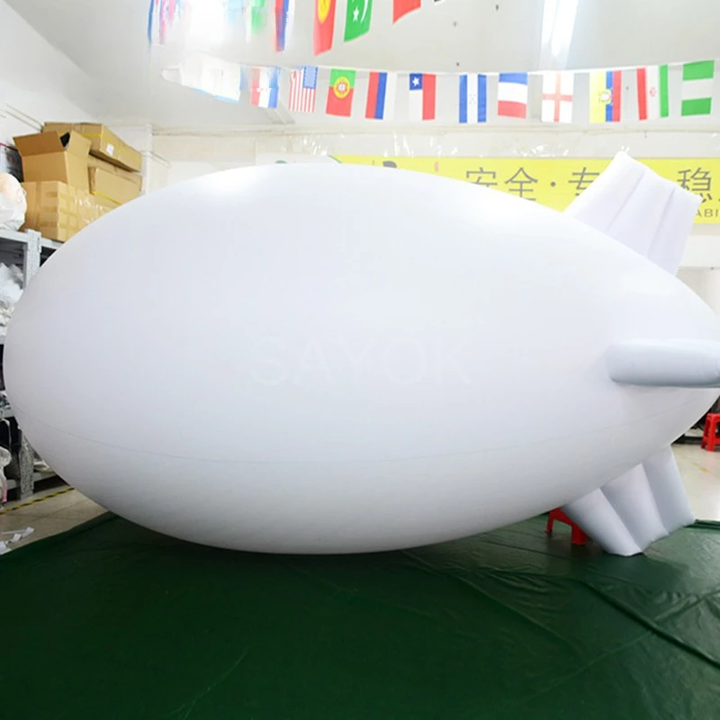 Inflatable Helium  Customize  Blimp Display Advertising Helium Airplane Inflatable Zeppelin Balloon For Event Promotion