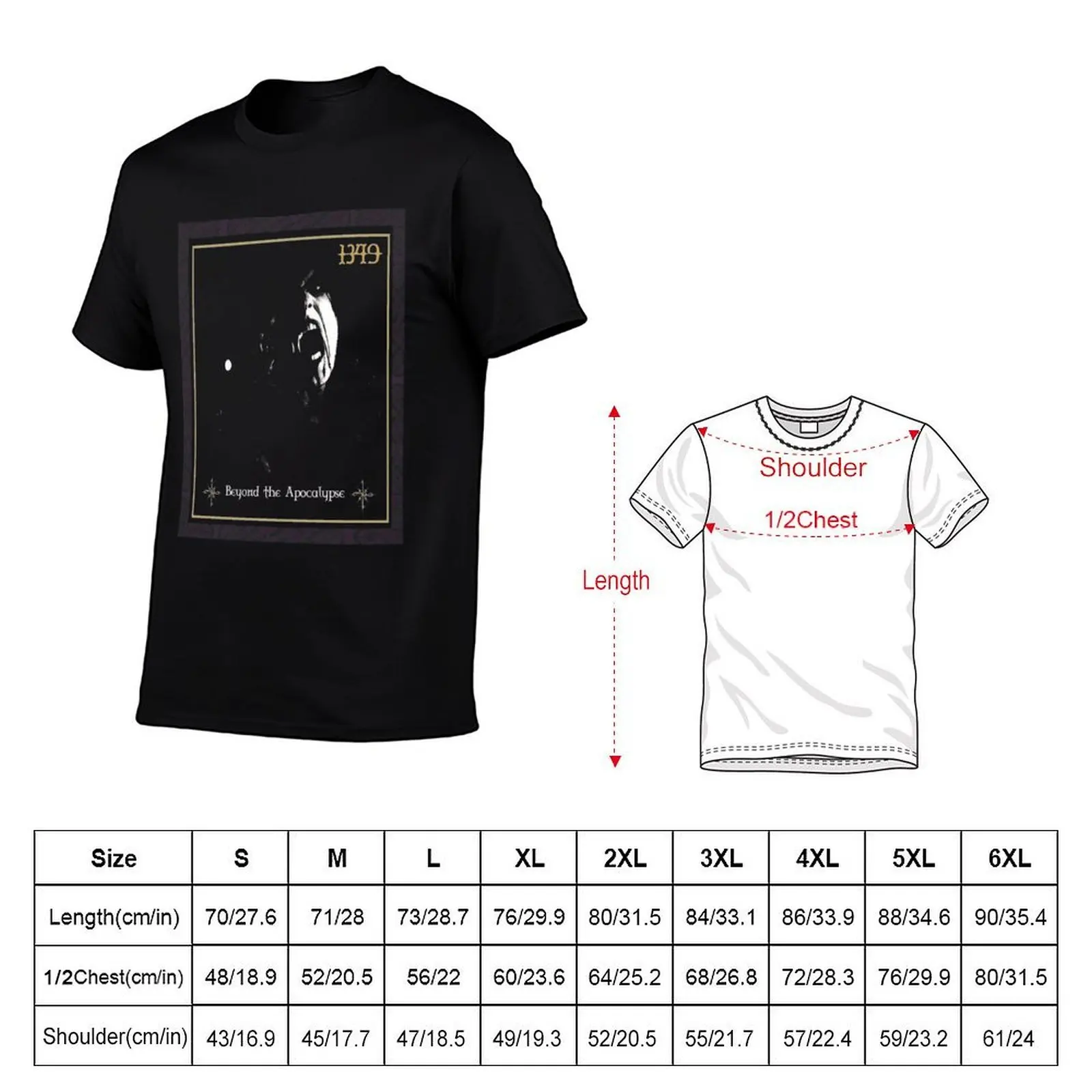 1349 Beyond the Apocalypse T-Shirt cheap stuff Blouse luxury clothes men