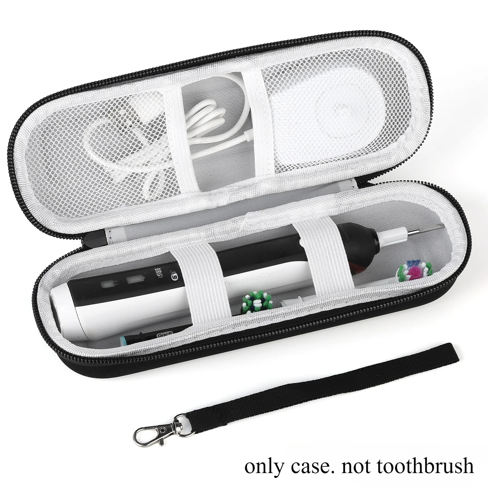 Toothbrush Travel Case for Oral B Pro 1000 1500 5000 7000 7500 6000 9600/ Phlips 4100 5100 1100 6100 5300 Protective Storage Bag