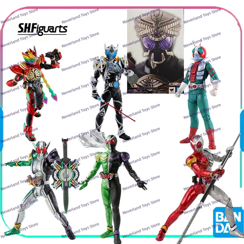 

BANDAI Original SHF Series KAMEN RIDER DOUBLE LUNATRIGGER Figure Toys For Boys Girls Kids Gift