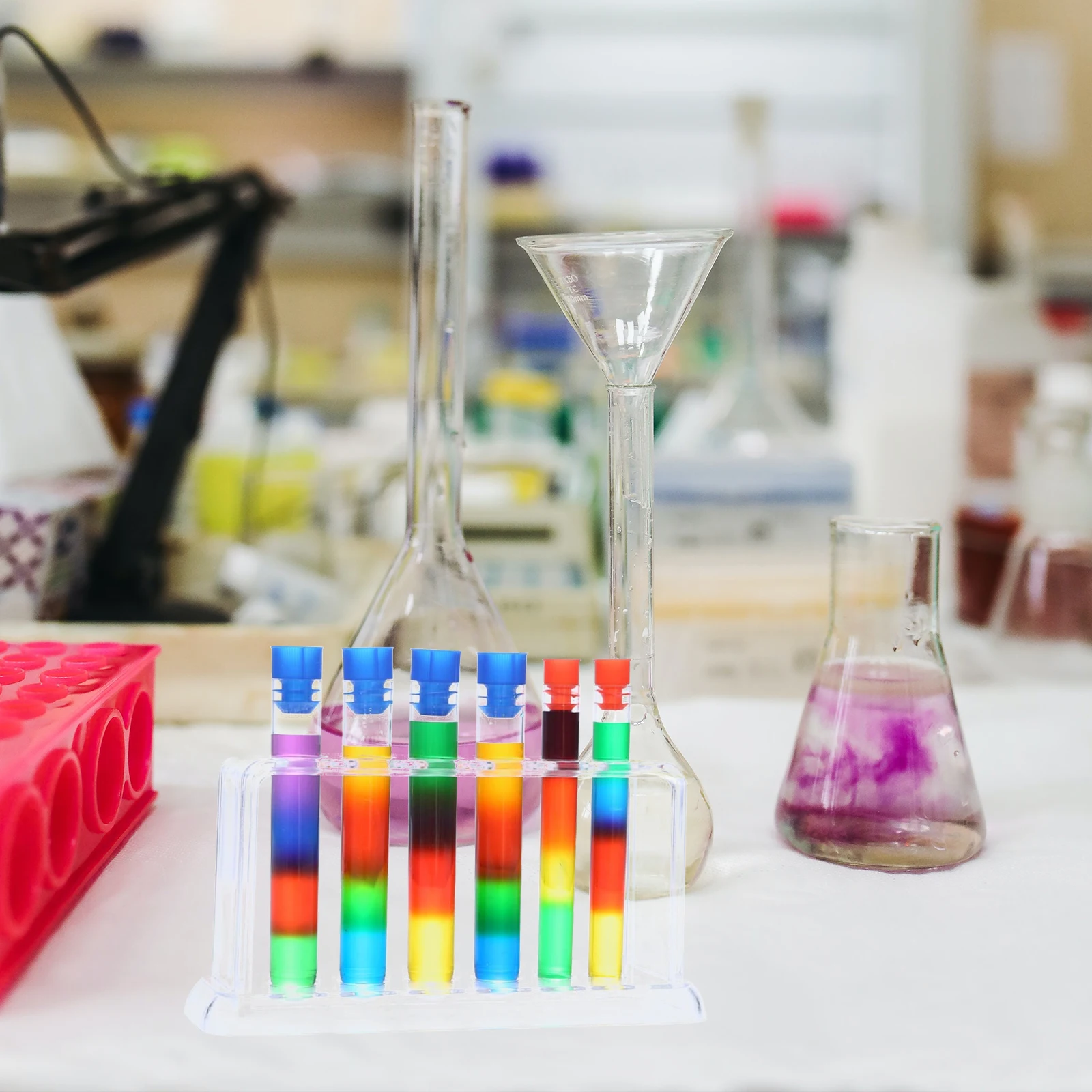 

Test Tube Rack Teaching Aids Chemical Stand Tubes Supporting Lab Holder Storage Holders Plastic