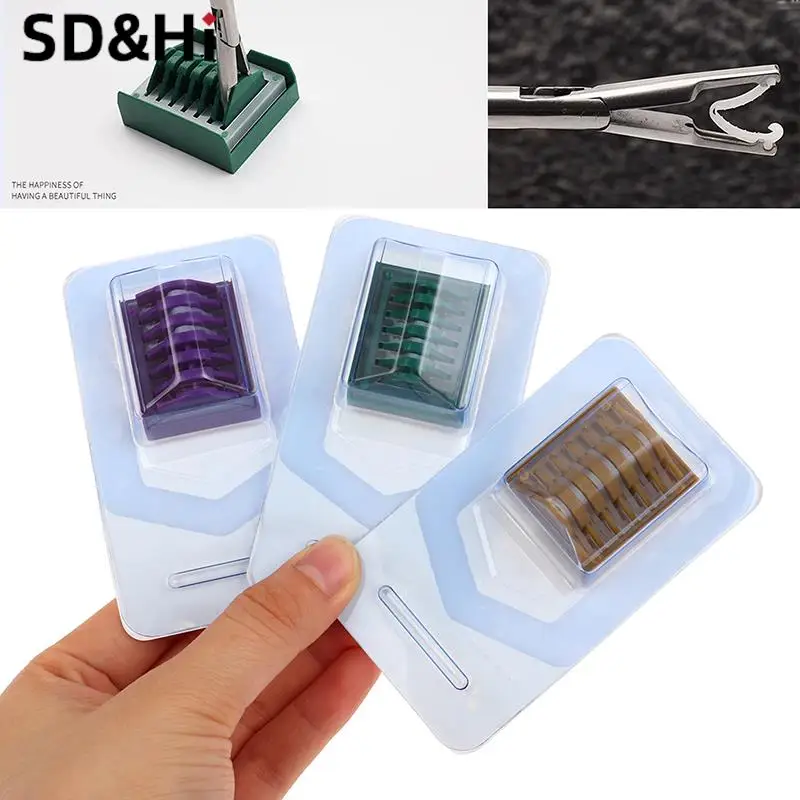 Medical Plastic Laparoscopic Polymer Ligation Clips Hemolok Clips Endoscopy Surgery Surgical Vascular Clips Medical Tools