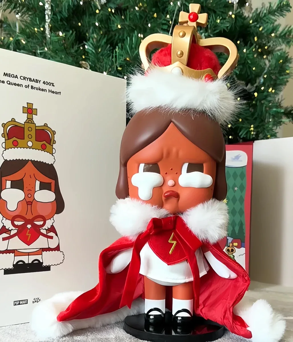 Genuine Limited Edition Mega Crybaby 400% The Queen Of Broken Heart Collection Action Figure Toy Kid Cute Home Decor Model Gift