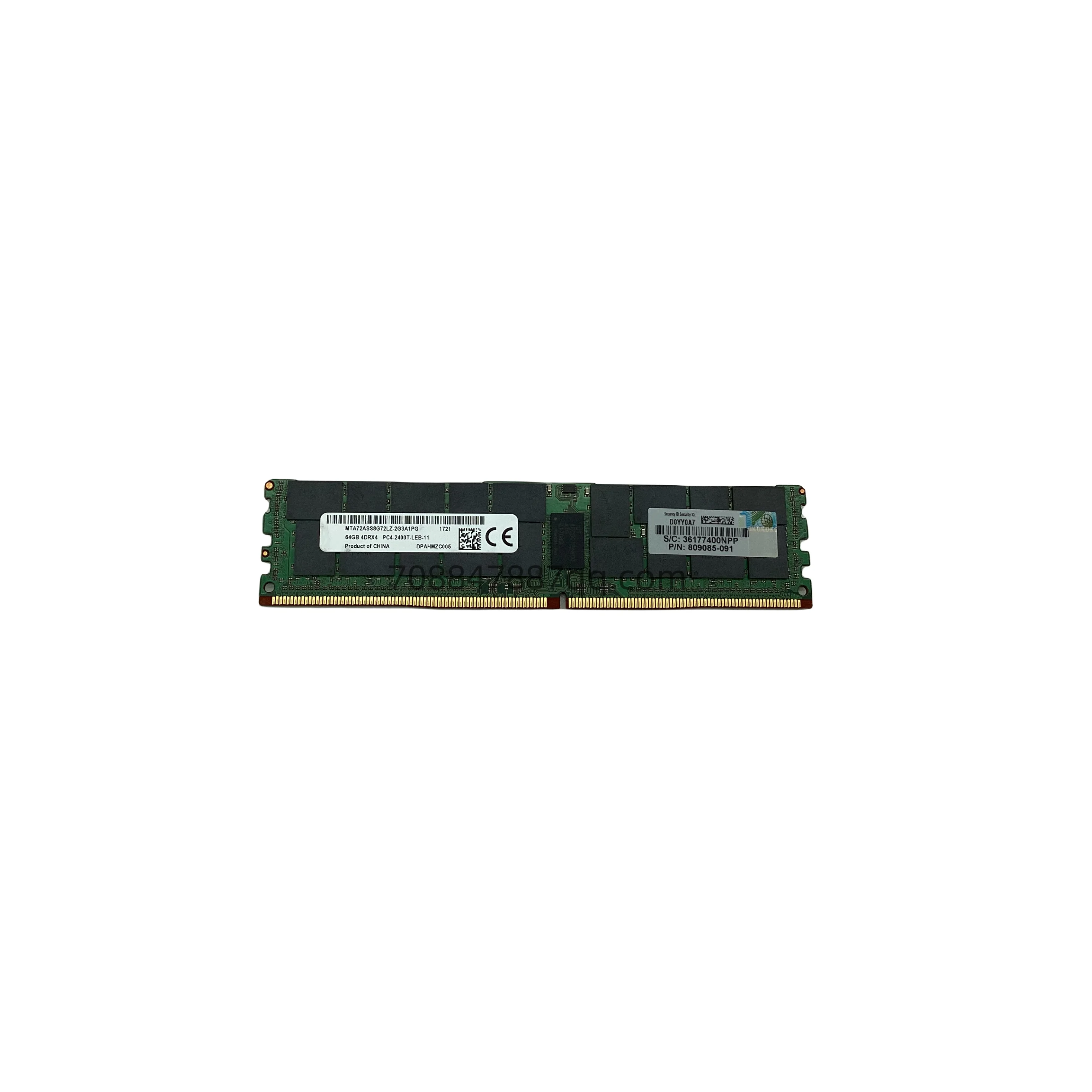 

original 100% authentique HPE 805358-B21 809085-091 819413-001 64G DDR4 2400 RECC