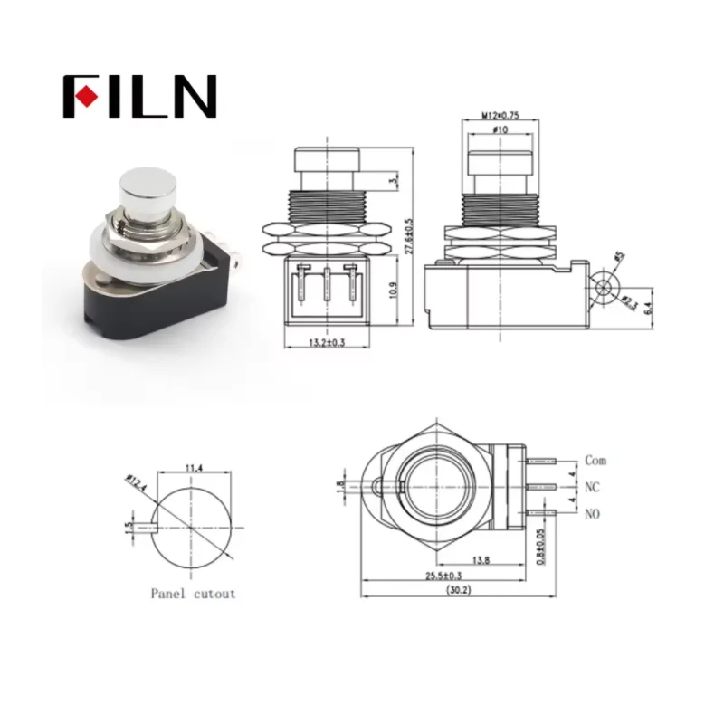 FILN 3PDT 9Pin Stompbox with cover Electric Guitar Effects Pedal Foot Switches True Bypass Favorable Price