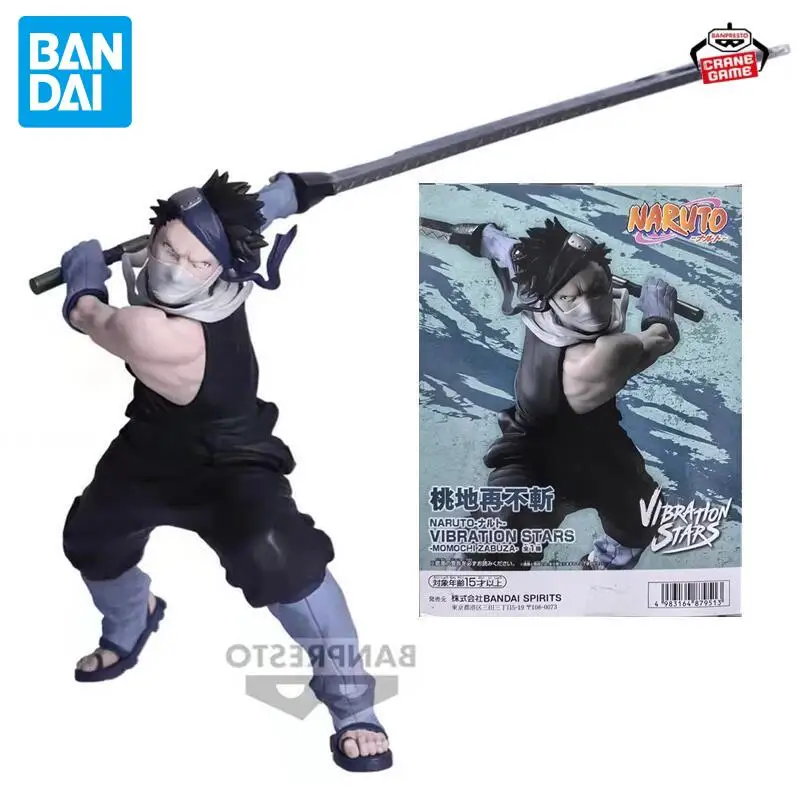 Auf Lager Bandai Original Naruto Momochi Zabuza Figur Anime Action Modell Cartoon Puppen Desktop Pvc Dekor Ornamente Festival Geschenk