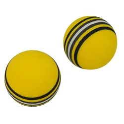 Sponge Balls Golf Balls Soft 10pcs EVA Flexible Foam Balls Indoor Practice Red/Blue/Yellow 42mm For Approach Shot