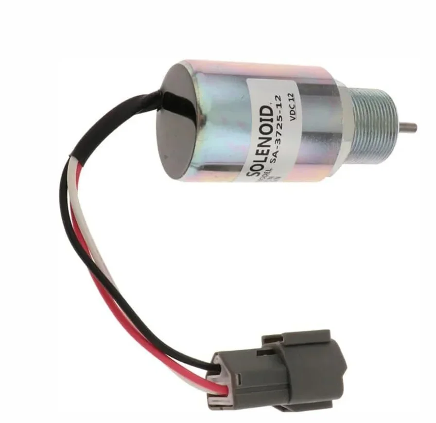 MSparts SA-3725-12 Fuel Shut Off Solenoid 30A87-20402 Fuel Blocking For Mitsubishi Engine Generator Tractor Volvo Excavator