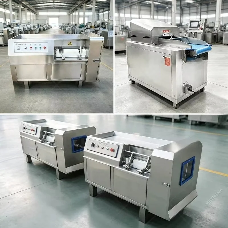 Beef Frozen Block Cube Kebab Cut Dice Hot Sale Pork Cutter Chicken Meat Cutter Machine