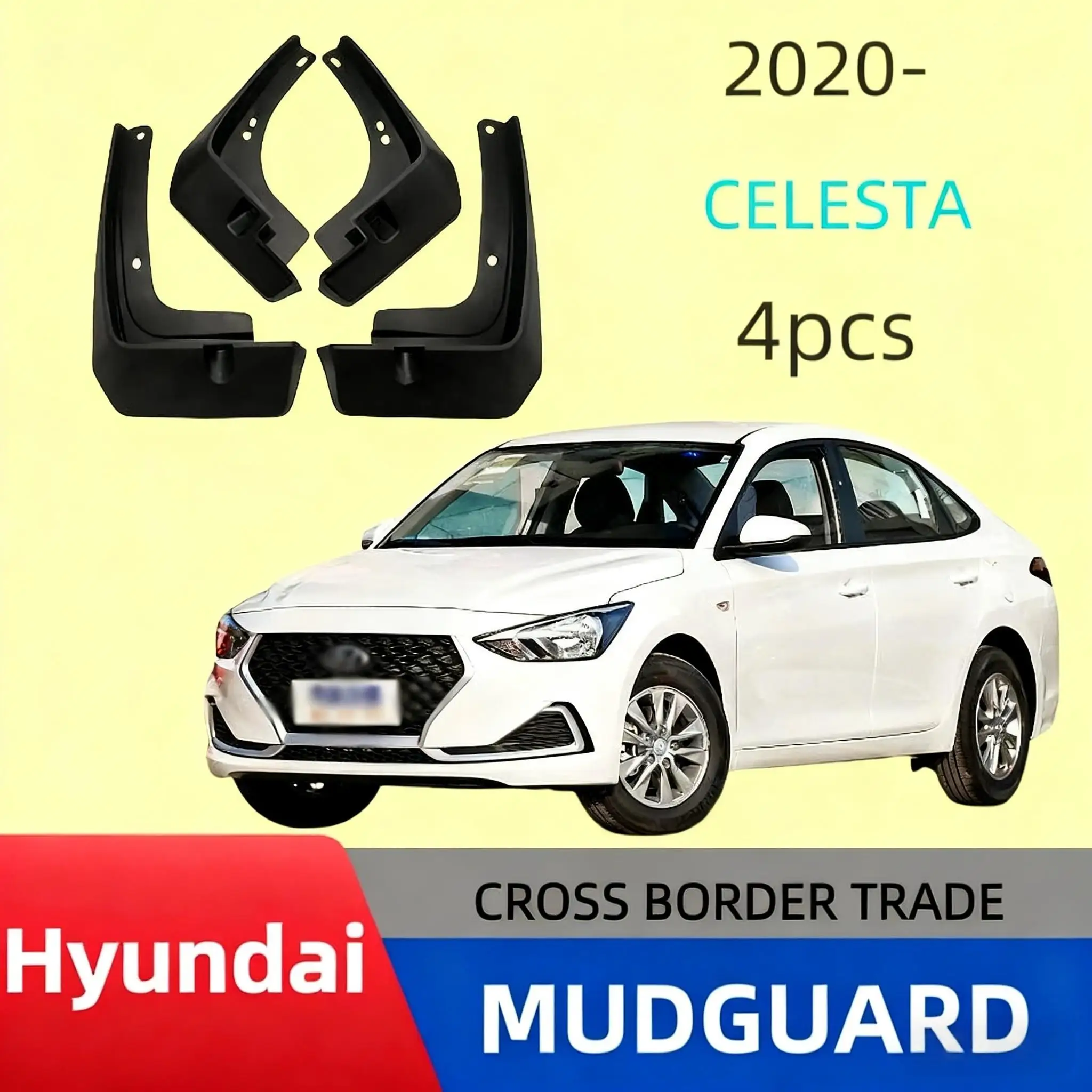 

Car mudguard is Suitable for Hyundai Celesta 2020 fender tiles front and rear car accessoriescar accessoriesmud flaps