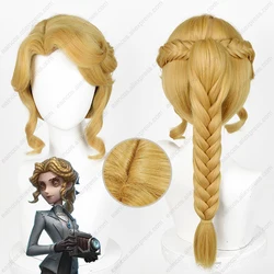 IDV Journalist Alice Deross Cosplay Wigs 45cm Long Braided Ponytail Wigs Heat Resistant Synthetic Hair