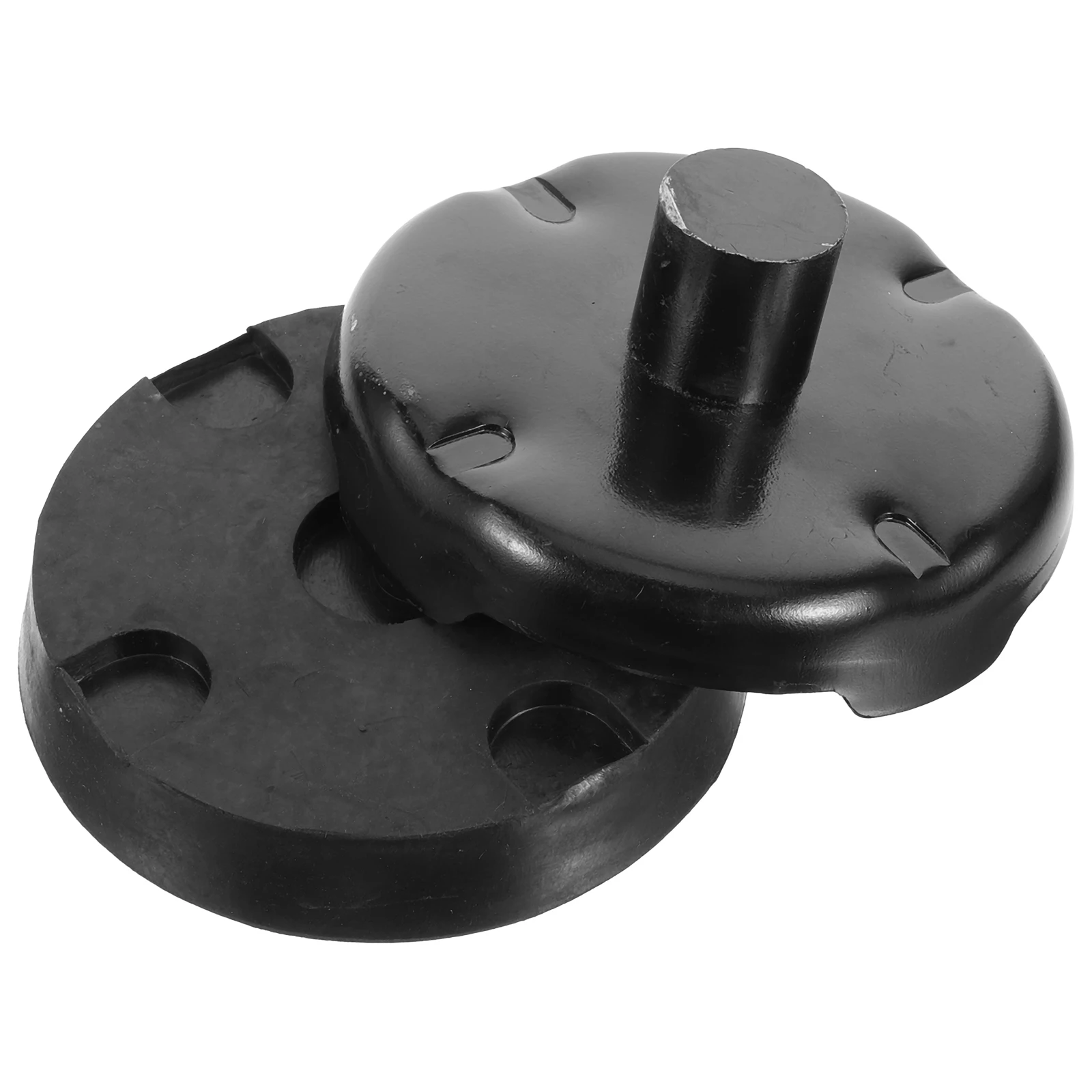 

1 Set of Steel Hydraulic Adapter Pad Foot Pad Hydraulic Pad Stand Support Tray Foot Pad NEW