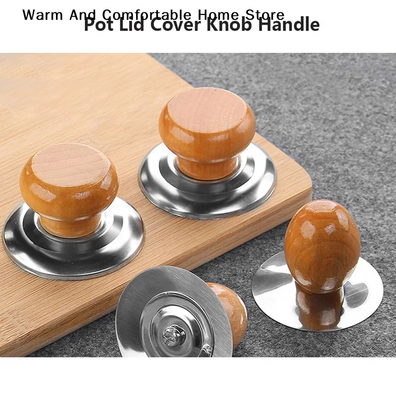 【SE】1Pc Durable Kitchen Replacement Cookware Pan Pot Lid Cover Knob Handle Anti-Heat for Kitchen Saucepan Cookware Handgrip