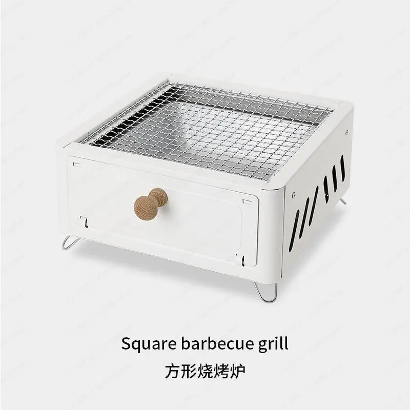 

Barbecue Grill Household Outdoor Grill EnclosureTea Grill Set Camping Portable Skewers Stove