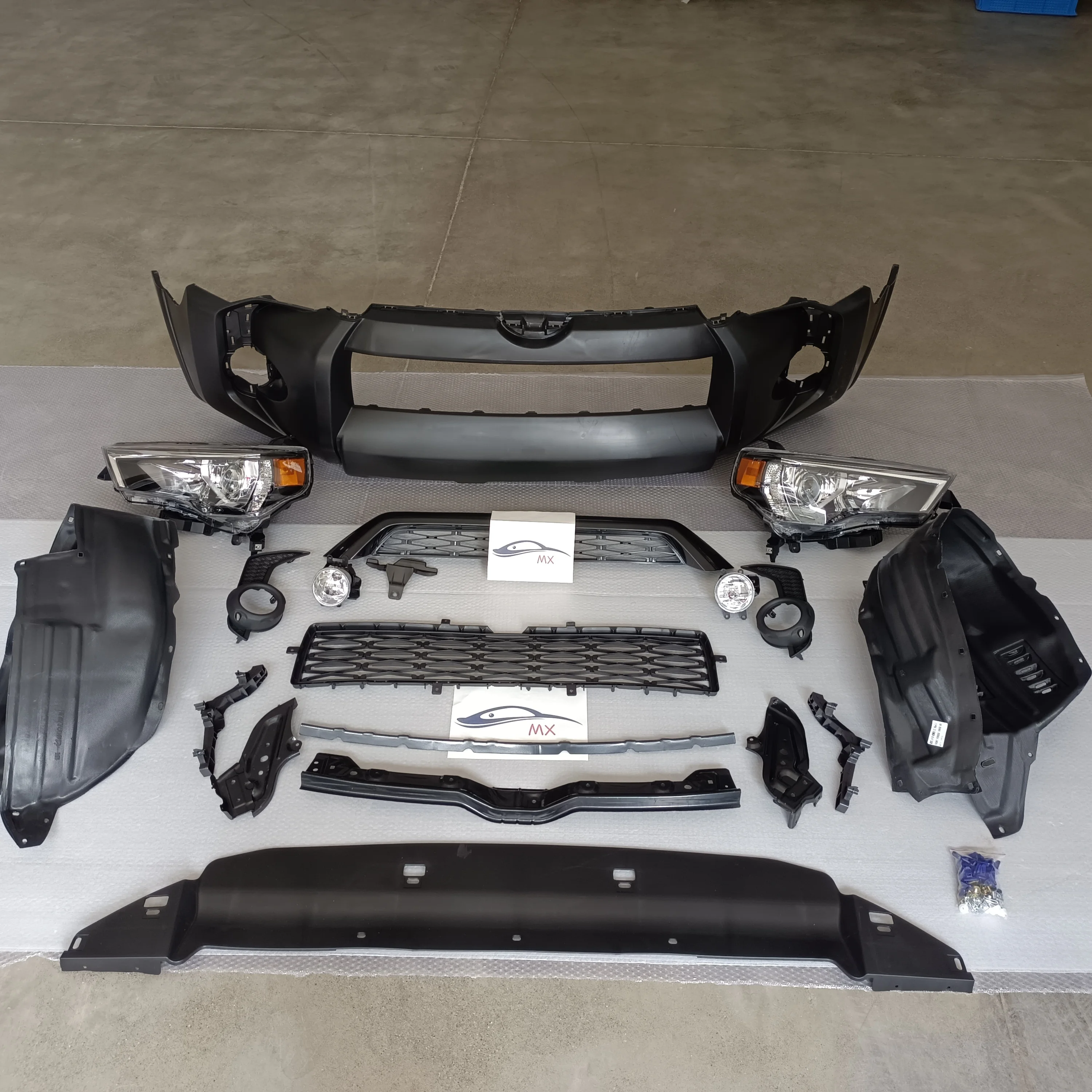 MX auto body systems sr5 face lift old upgrade to new body kit for 4runner 2015 2014-2019