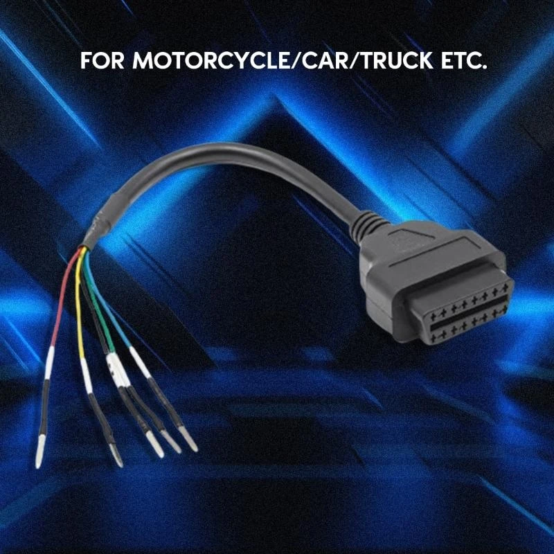 31BC K+Can Line Jumper Tester Connector Diagnostic Cable 16pin Plug OBD OBD2 Female