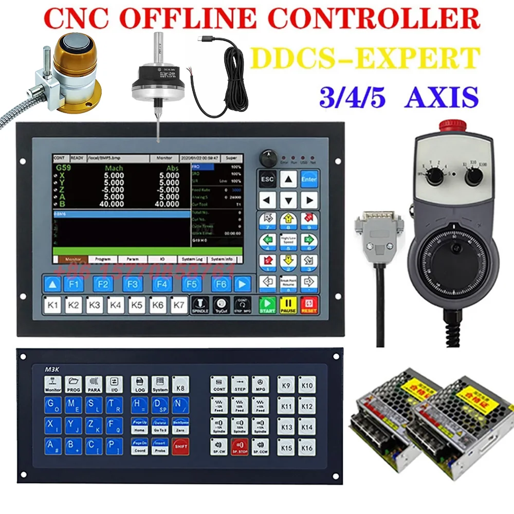 

Z-axis 3D probe of DDCS-EXPERT 3/4/5-axis CNC offline controller supports closed-loop stepper /ATC, replacing DDCSV 3.1