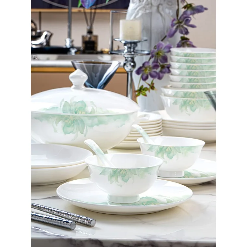 

Бытовая посуда, набор высококачественной керамической посуды 46-88 шт., подарки на новоселье