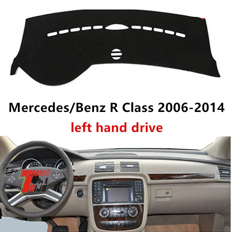 TAIJS factory Flannel right-hand drive Car dashboard cover for Mercedes/Benz R Class 2006-2014 Left-hand drive