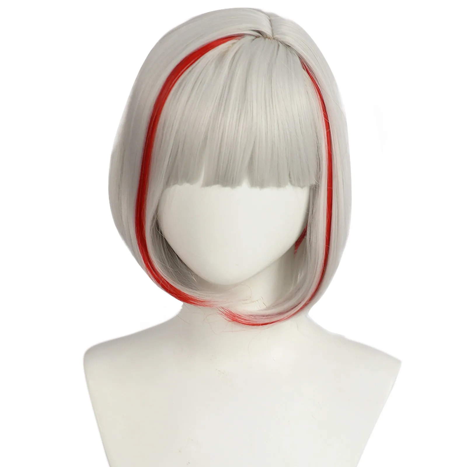 L-email wig Synthetic Hair Hasu no Sora Jogakuin School Idol Club Yugiri Tsuzurii Cosplay Wigs White Color  Heat Resistant Wigs