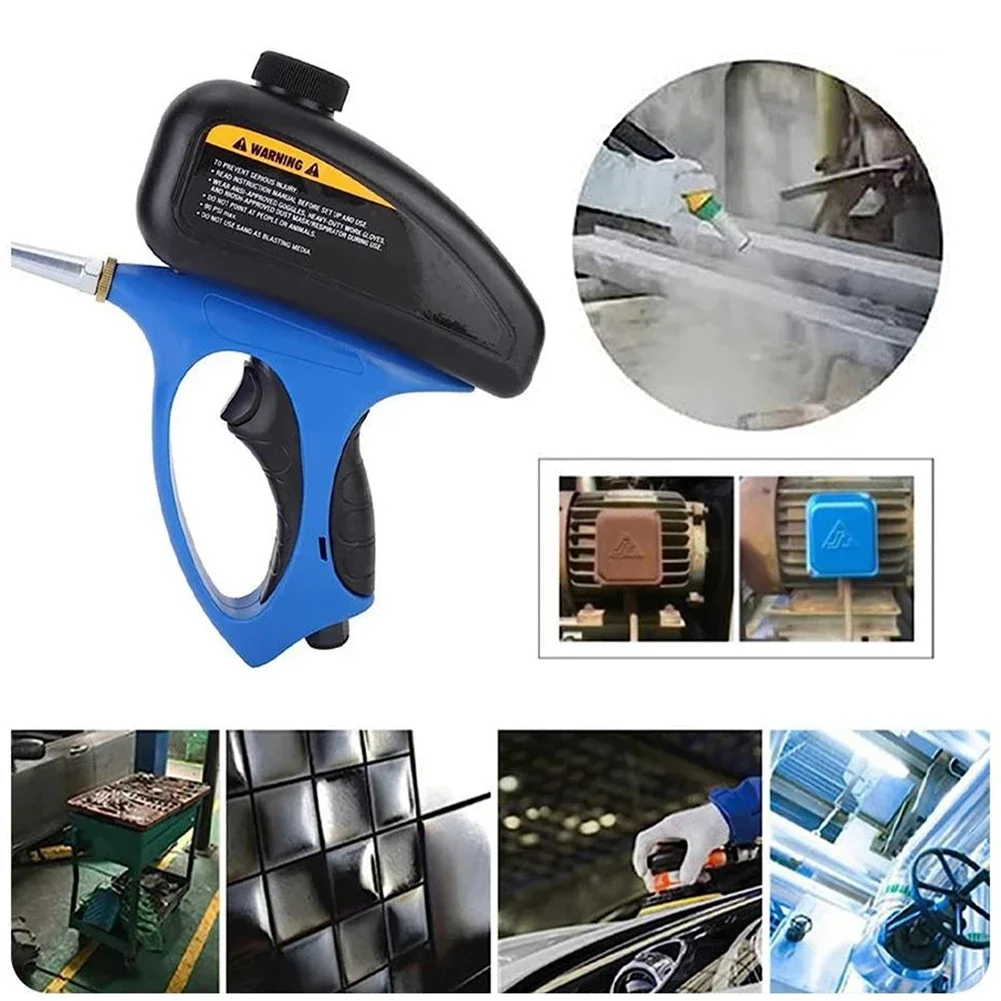 150 رطل لكل بوصة مربعة الهواء الرمال الناسف قابل للتعديل تدفق الهوائية آلة تفجير الرمل بندقية رذاذ لتلميع إزالة الصدأ المعدني