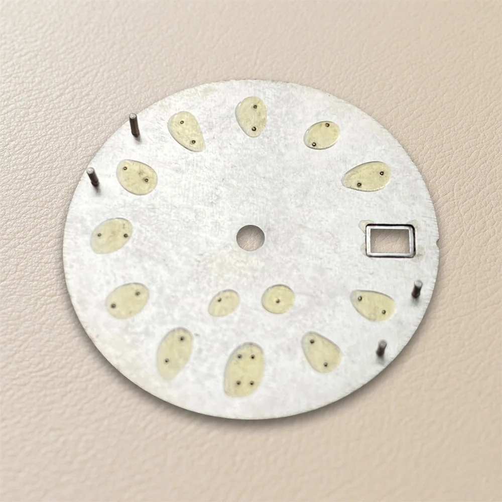 New 28.5mm S Logo Sunray Dial Fit NH35/NH36/4R/7S Japanese Movement Green Luminous High-Quality Watch Modification Accessories