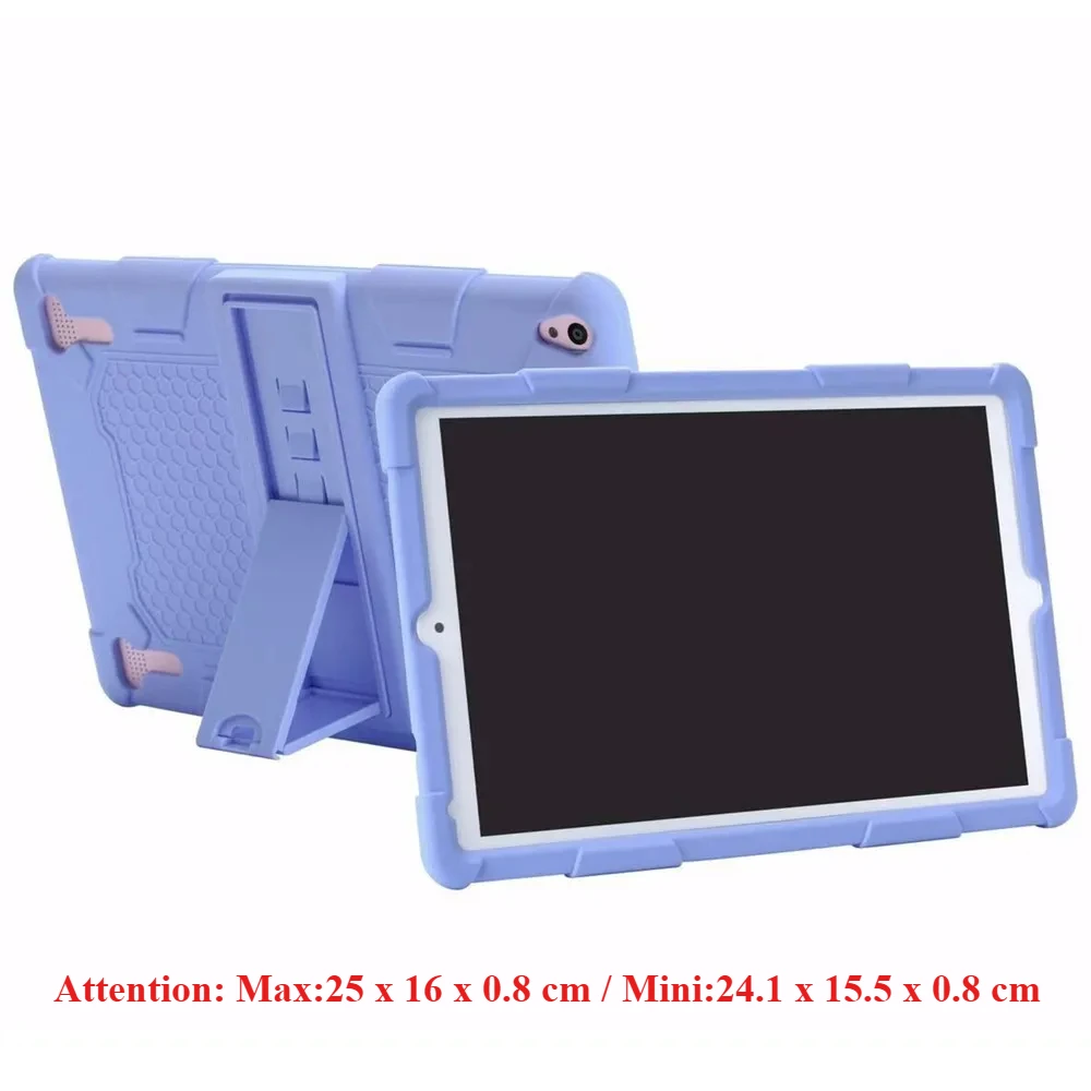 

10.1'' Soft Silicone Case for Novel TTT 10/DUODUOGO 10/AItszon 10.1 inch Tablet Case Multiple Angles Stand Protective Shell