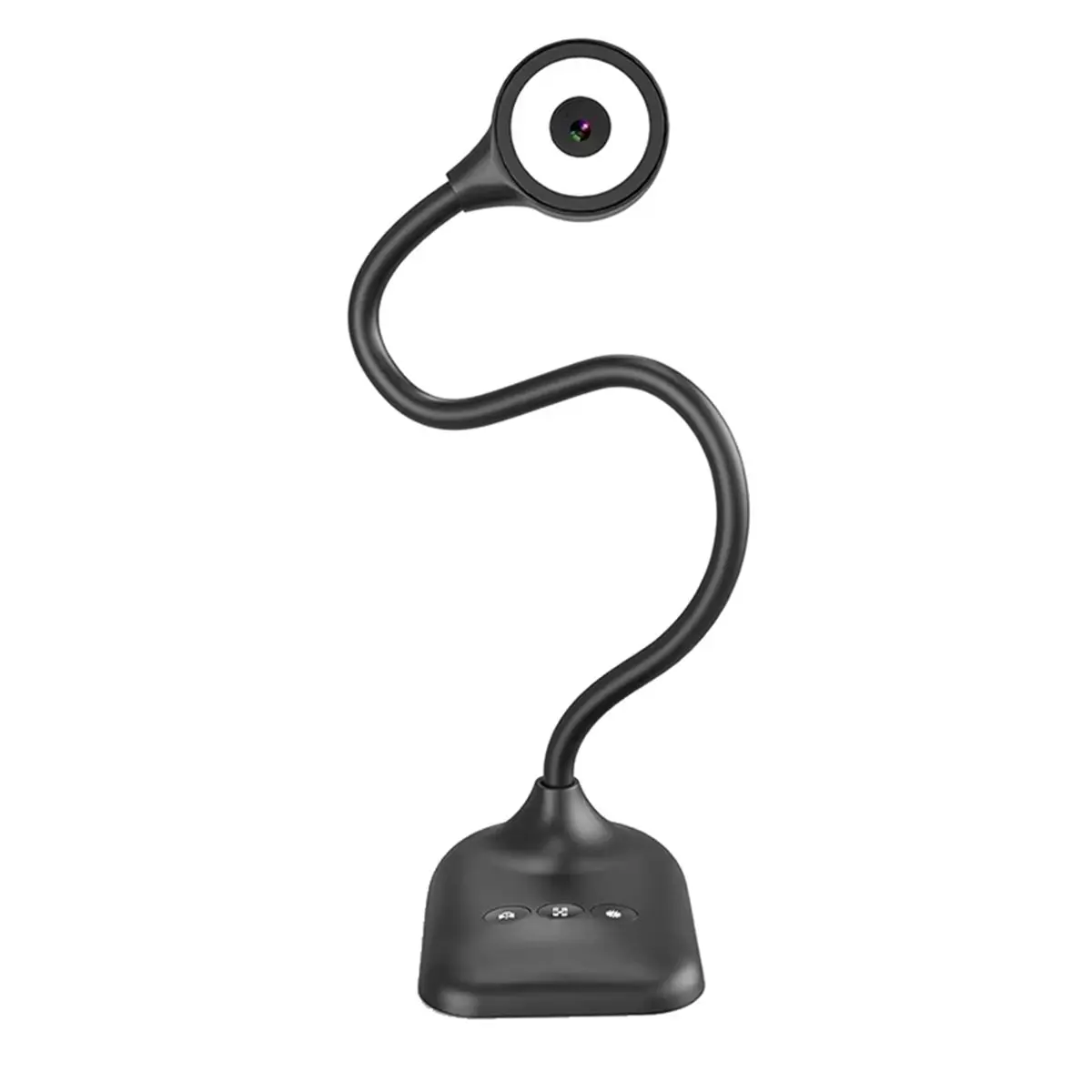 “QUALITY EXCELLE“USB Document Camera, Document Webcam Camera with Mic, LED Lights, Image Invert, Folding for Learning Teaching