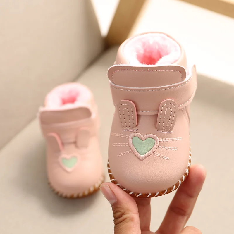 Fashion Baby Shoes 2025 Winter New Kids Snow Boots Cute Versatile Girls' Casual Ankle Boots Comfort Non Slip Baby First Walkers