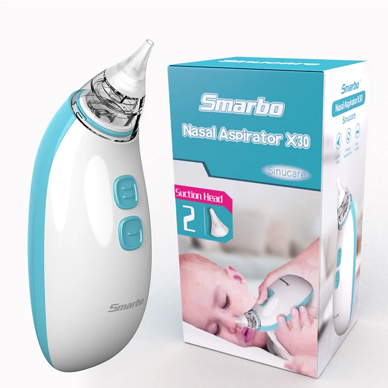 Smarbo X30 Vacuum Baby Hygienic Nasal Aspirator Nose Snot Cleaner Electric Newborns Mucus Snivel Cleaning Sniffling Suction Tool