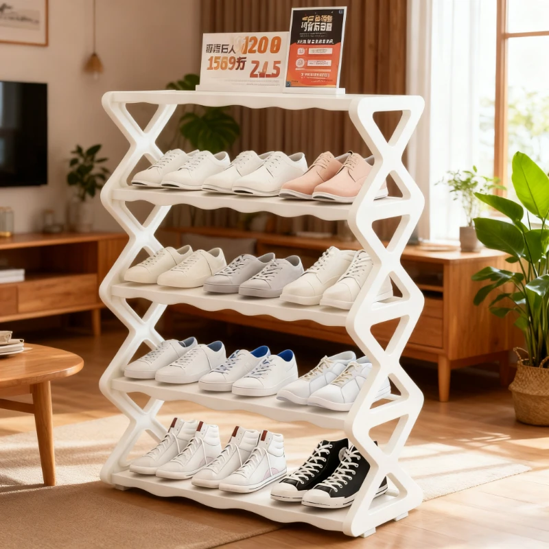 Tired of Messy Shoes? Portable & Dustproof Shoe Rack! Double Your Space, Dorm Essential! Christmas Clearance - Limited Stock!
